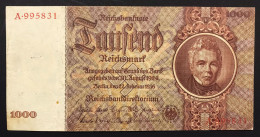 Germania Germany 1000 Mark  1936 Pick#184   LOTTO 489 - 1.000 Mark