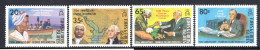 Turks & Caicos Islands 1982 Birth Anniversaries Of George Washington And F.D. Roosevelt Set LHM (SG 700-703) - Turks And Caicos