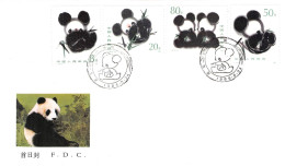 CHINA - FDC WWF 1985 - PANDA   /4417 - 1980-1989