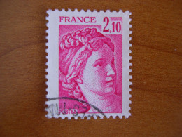 France Obl   Marianne N° 1978 Cachet Rond Noir - 1977-1981 Sabine De Gandon