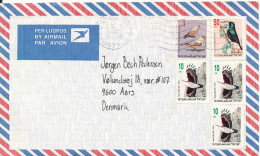 Israel Air Mail Coversent To Denmark 30-1-1999 Topic Stamps BIRDS - Poste Aérienne