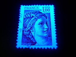 France Obl   Marianne N° 1972c Cachet Rond Noir Sans Phosphore - 1977-1981 Sabine (Gandon)