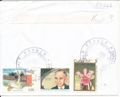 Cuba Registered Cover Sent To Germany With Topic Stamps On Front And Backside Of The Cover - Brieven En Documenten