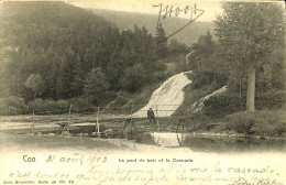 Belgique - Liège - Stavelot - Coo - Le Pont De Bois Et La Cascade - Stavelot