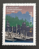 Canada 1996  USED  Sc1613i    45c, British Columbia - Usati