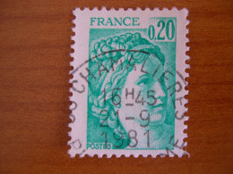 France Obl   Marianne N° 1967 Cachet Rond Noir - 1977-1981 Sabina Di Gandon