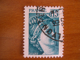 France Obl   Marianne N° 1966 Cachet Rond Noir - 1977-1981 Sabine De Gandon