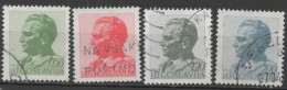 YOUGOSLAVIE N° 1434 à 1437 O Y&T 1974 Effigie Du Maréchal Tito - Used Stamps