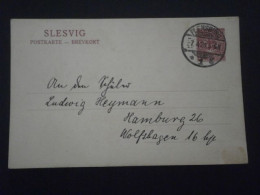 SLESVIG SCHLESWIG LETTRE ENVELOPPE COURRIER LETTER COVER ENTIER POSTAL GANZSACHE GANZACHE STATIONNERY PPC - Schleswig