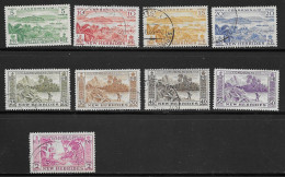 Nlle Hébrides 1957 Y&T 186-93 + 195; Vc 27 EUR (SN 2105) - Gebraucht