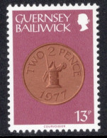 Guernsey 1979  Single Coin Stamp In Unmounted Mint - Guernsey