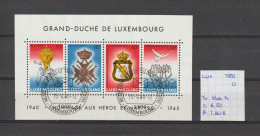 (TJ) Luxembourg 1985 - YT Blok 14 (gest./obl./used) - Blocs & Hojas