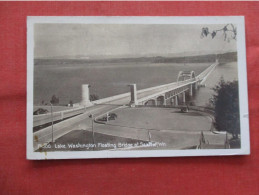 RPPC Lake Washington Floating Bridge.   Seattle  Washington > Seattle   Ref 6304 - Seattle