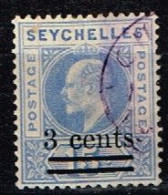 SEYCHELLES / Oblitérés / Used / 1903 - Série Courante / Roi Edouard VII Surchargés - Seychelles (...-1976)