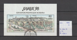 (TJ) Luxembourg 1998 - YT Blok 17 (gest./obl./used) - Blocs & Feuillets