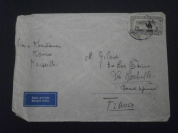 SOUDAN SUDAN LETTRE ENVELOPPE COURRIER LETTER COVER AIR MAIL AVION PLANE KHARTOUM KAIRO MARSEILLE LIGNE RAID AEROPOSTAL - Soudan (...-1951)