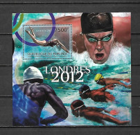 Olympic Games 2012 , Burundi  - Blok  Postfris - Zomer 2012: Londen