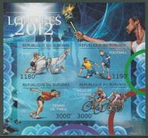Olympische Spelen 2012 , Burundi - Blok Postfris - Zomer 2012: Londen
