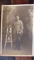 WWI GUERRE 1914   CARTE PHOTO SOLDAT  UNIFORME POILU - War 1914-18