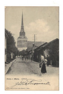 DH1724 - GATA I MORA 1900 - SANDY ROAD W. VIEW ON CURCH - Schweden