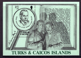Turks & Caicos Islands 1984 125th Birth Anniversary Of Sir Arthur Conan Doyle MS MNH (SG MS817) - Turks And Caicos