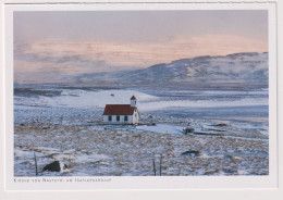 Delcampe - AK 197461 ICELAND - Kirche Von Nauteyri Am Isafjardjup - Island