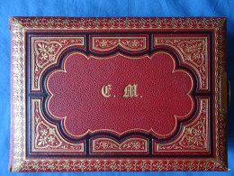 Album Photo Ancien, Vide, Pour CDV  XIXe Siècle REF323 - Alben & Sammlungen