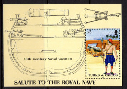 Turks & Caicos Islands 1985 Salute To The Royal Navy MS MNH (SG MS848) - Turks And Caicos