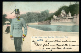 CPA - Carte Postale - Autriche - Wien - Sr. Maj Kaiser Franz Josef Im Schönbrunner Park (CP24126) - Castello Di Schönbrunn