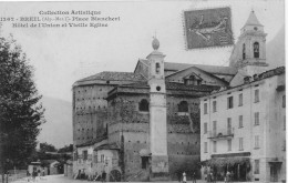 BREIL - Place Blancheri - Hôtel De L'Union Et Vieille Eglise - Breil-sur-Roya