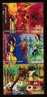 India 2003 Sangeet Natak Academy Vertical Se-tenant Mint MNH Good Condition (PST - 79) - Unused Stamps