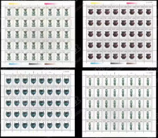 China 1999/1999-3 Ceramics From The Jun Kiln Stamp Full Sheet 4v MNH - Blocks & Sheetlets