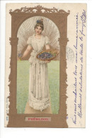 32030 - Art Nouveau Femme Frühling  01.01.1906 - Geburt