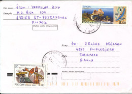 Russia Cover Sent To Denmark 4-5-2003 ?? Topic Stamps Incl Europa CEPT 2001 - Brieven En Documenten