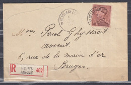 Aangetekende Brief Van Heyst Aan Zee B Naar Bruges - 1936-51 Poortman