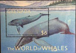 Grenada 2001 Whales Humpback Whale Minisheet MNH - Ballenas