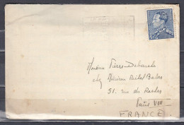 Brief Van Bruxelles Naar Paris (Frankrijk) + Inhoud - 1936-51 Poortman