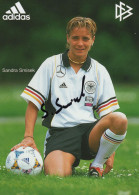 Sandra Smisek German Womans Football Team Hand Signed Photo - Sportspeople