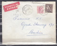 Expres Brief Van Hove (Antw.) Naar Berchem - 1936-1951 Poortman