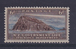 New Zealand - Life Insurance: 1947/65   Lighthouse   SG L48   6d    Used - Oficiales