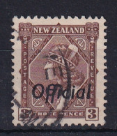 New Zealand: 1936/61   Maori Girl 'Official' OVPT   SG O125   3d    Used - Dienstzegels