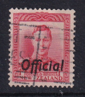 New Zealand: 1938/51   KGVI 'Official' OVPT   SG O136   1d  Scarlet  Used - Servizio