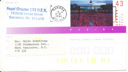 Canada Postal Stationery Cover Saskatoon 27-4-1994 - 1953-.... Reinado De Elizabeth II