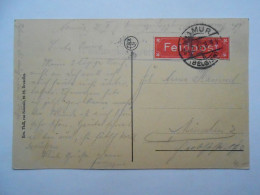 Oblitération 1916 "NAMUR BELGIEN" Sur Feldpost + Flamme  SB "FestungSlazarettNamur" - Feldpost (franchise)