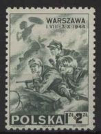 Poland 1945, Mi A379, Barricade, Rifle, World War II A Charity London Edition Warsaw Uprising 1944 MNH** - Other & Unclassified