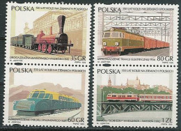 Poland Stamps MNH ZC.3393-96 Par: 150 Years Of Railways (pair) - Neufs