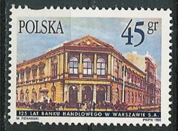 Poland Stamps MNH ZC.3398: Commercial Bank 125 Y. - Ungebraucht