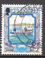Guernsey 1999  Single Stamp Showing Maritime Views In Fine Used - Guernsey