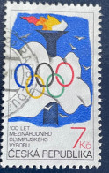 Ceska Republika - Tsjechië - C4/5 - 1994 - (°)used - Michel 46 - 100j Olympische Spelen - Gebruikt