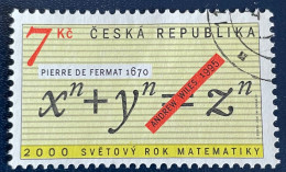 Ceska Republika - Tsjechië - C4/5 - 2000 - (°)used - Michel 259 - Internationaal Jaar Van Wiskunde - Usados